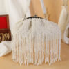 Pearl Dome Handbag – Elegant Bridal & Party Statement Clutch