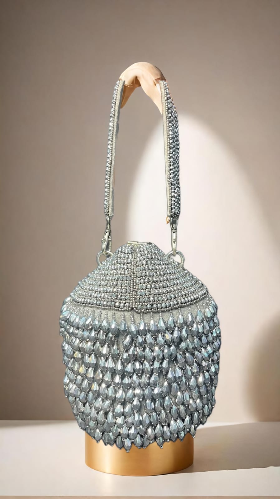 Crystal Cascade Potli Bag