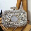 Celestial Crystal Box Clutch