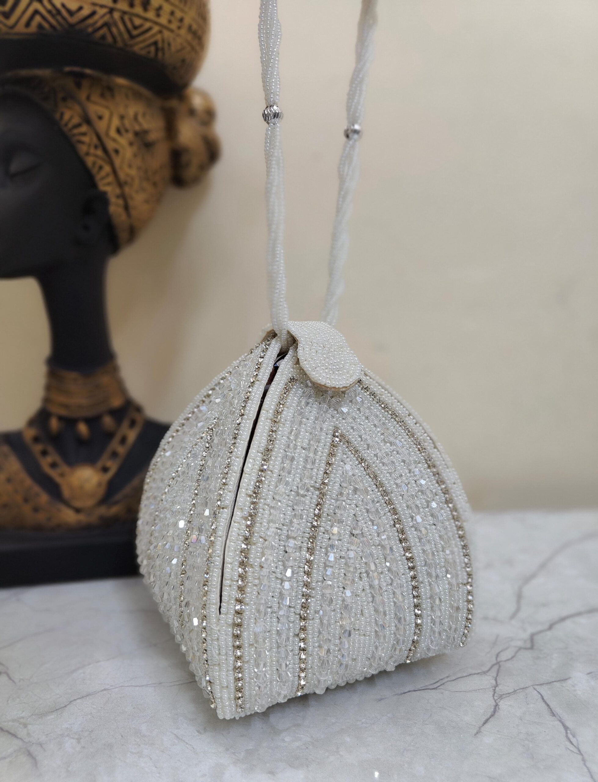 Sequin Potli Bag – Ethnic Party & Wedding Clutch - Image 2