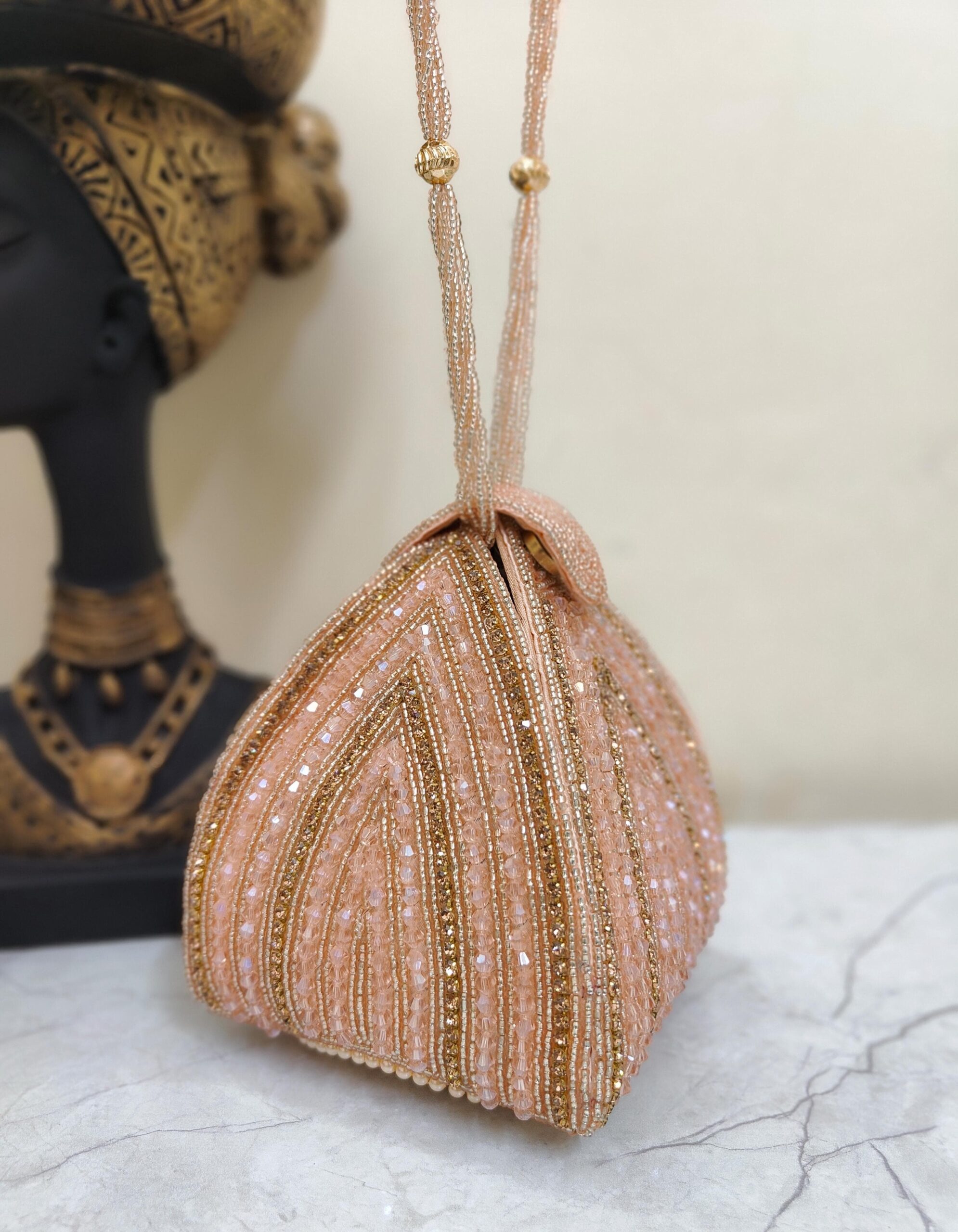 Sequin Potli Bag – Ethnic Party & Wedding Clutch - Image 4