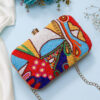🎨 Vibrant Abstract Hand-Beaded Clutch 🎨