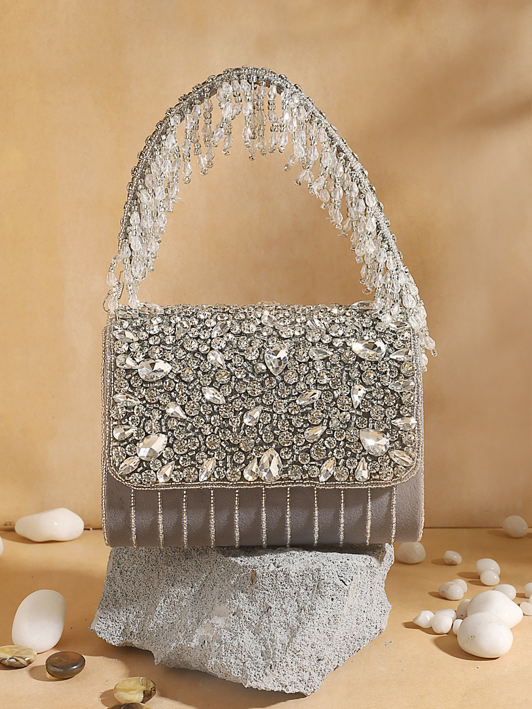 ✨ Midnight Sparkle Crystal Handbag ✨ - Image 3