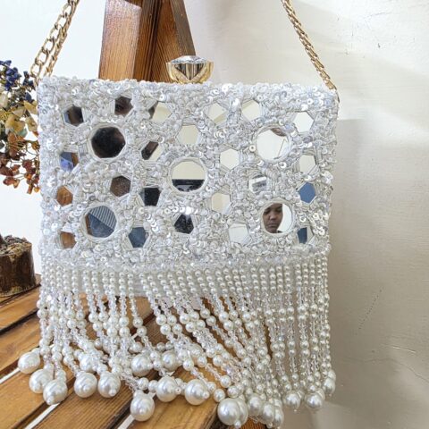 ✨ Mirror Magic Pearl Clutch ✨