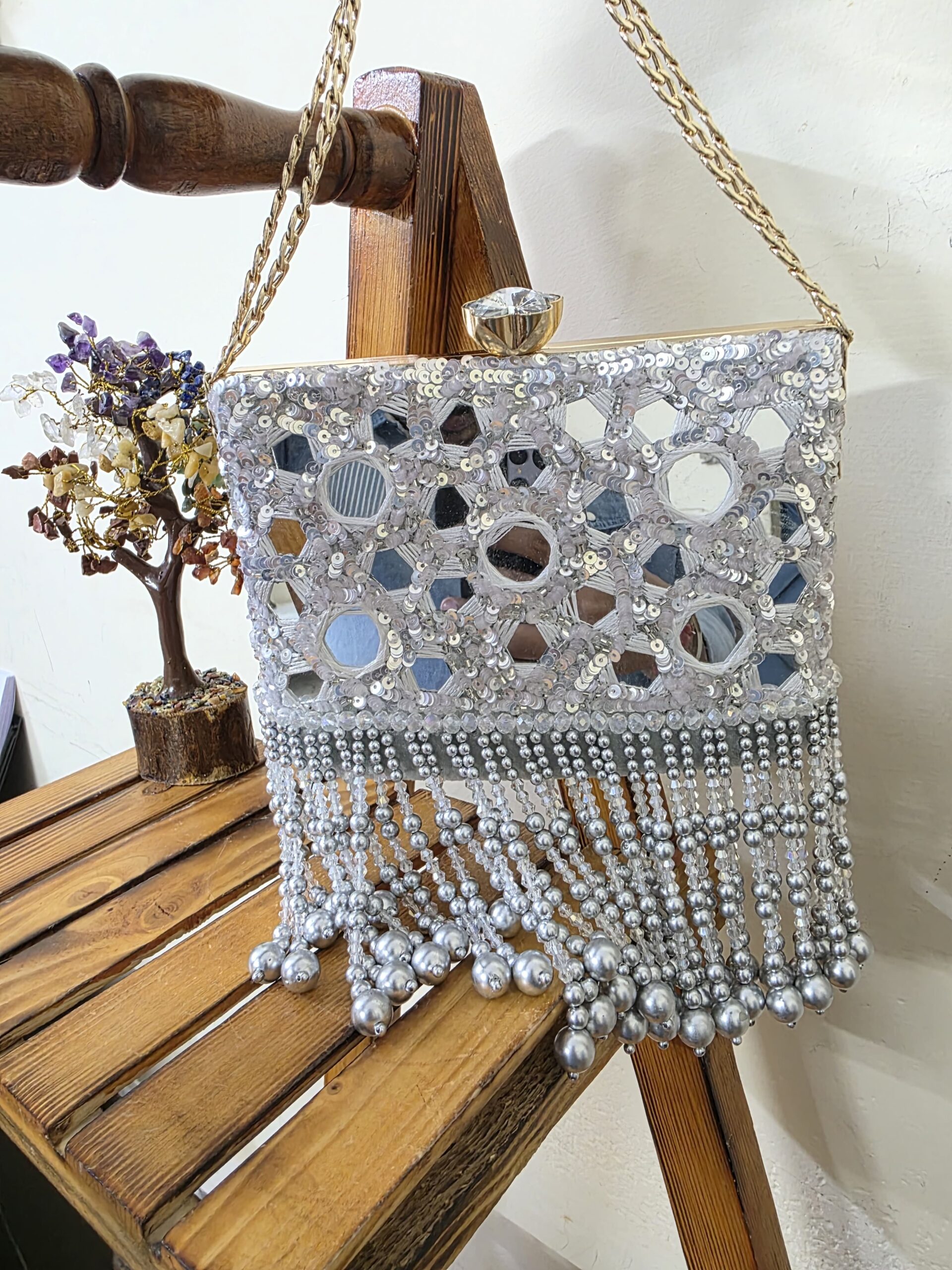 ✨ Mirror Magic Pearl Clutch ✨ - Image 2