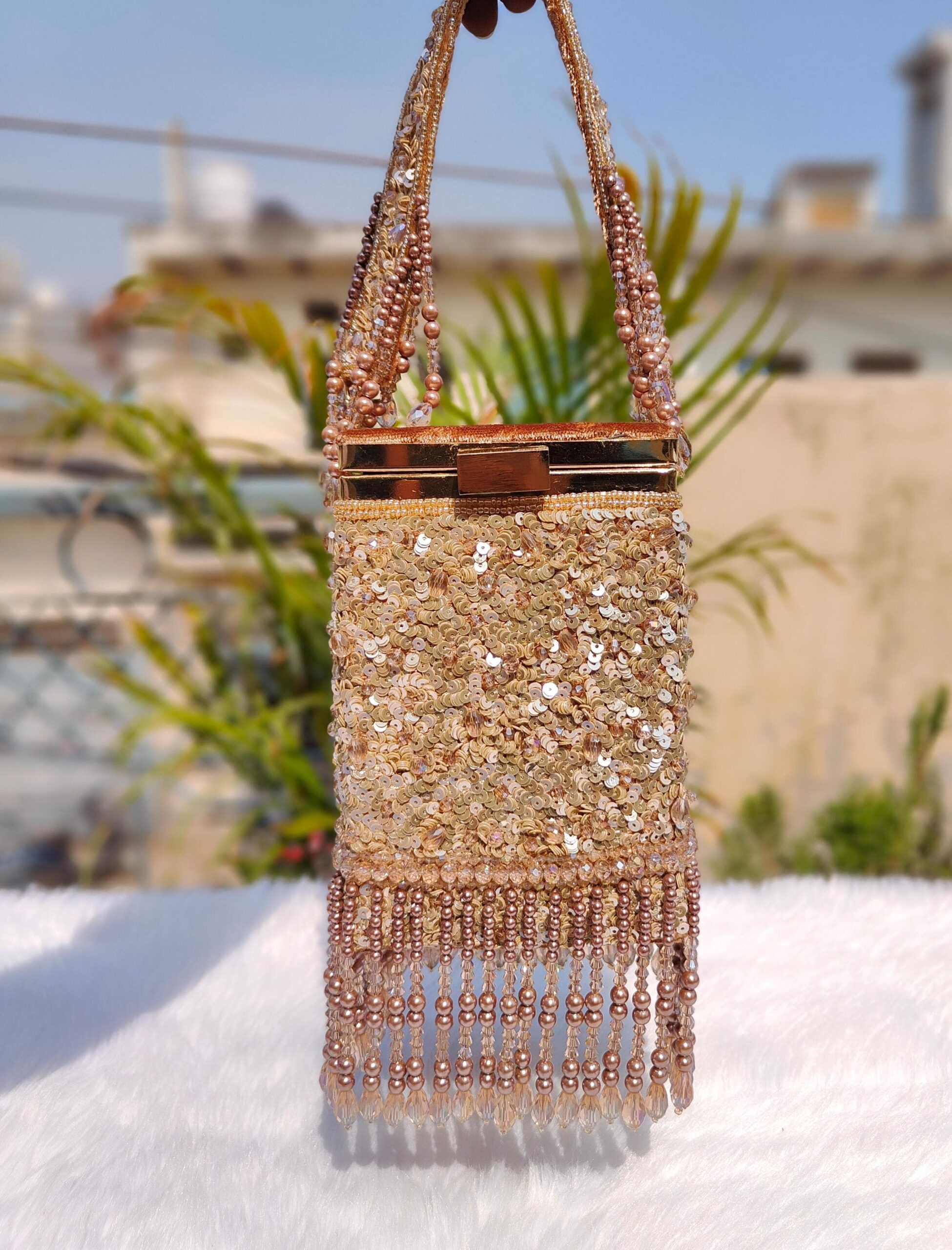 🖤 Midnight Glam Beaded Clutch 🖤 - Image 3