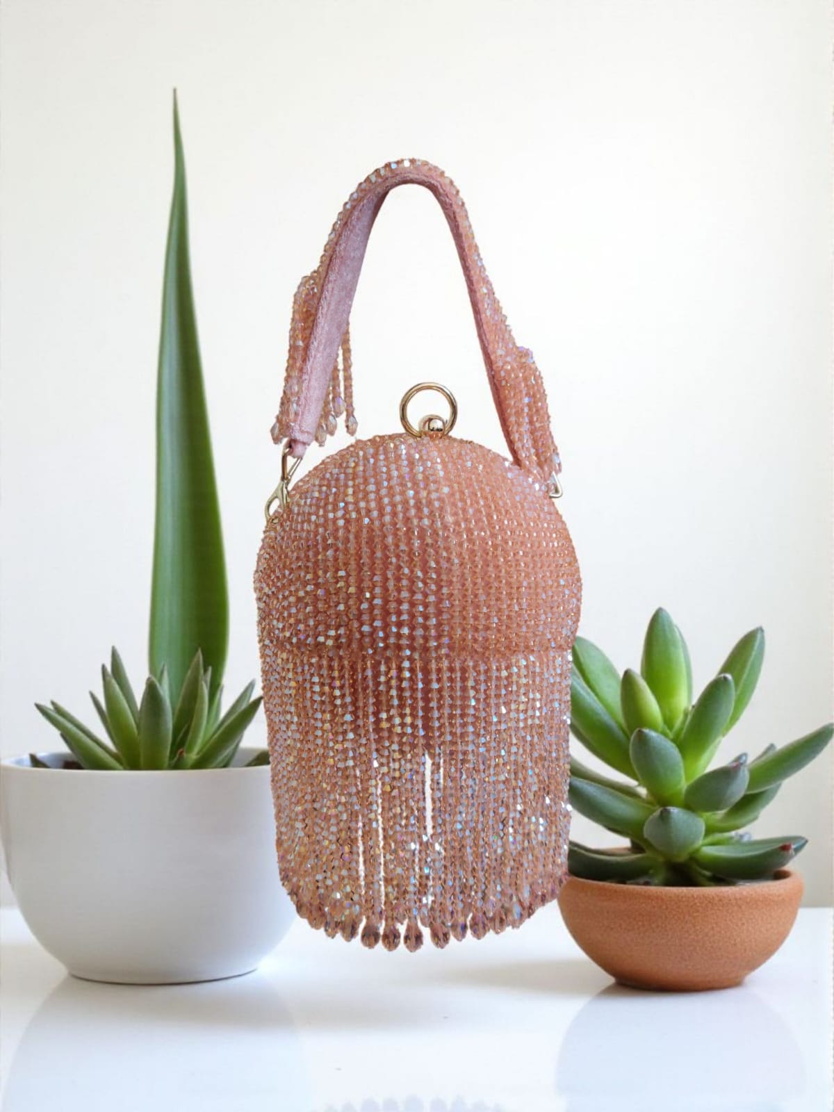 ✨ Champagne Crystal Bucket Bag ✨ - Image 3